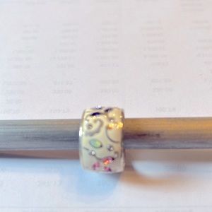 COPY - Brighton enameled ring with Swarovski crystals